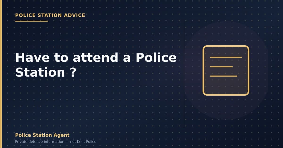 Have to attend a Police Station ?