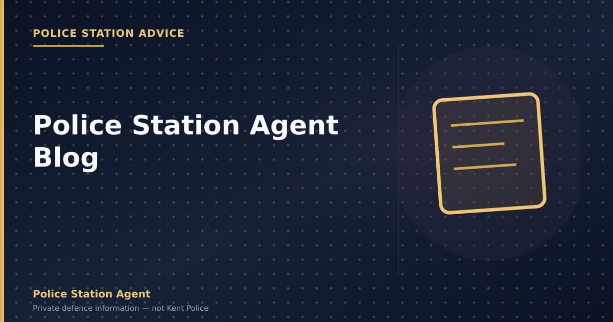 Police Station Agent Blog