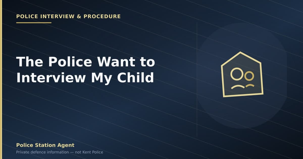 Police want to interview a child — appropriate adult and solicitor rights