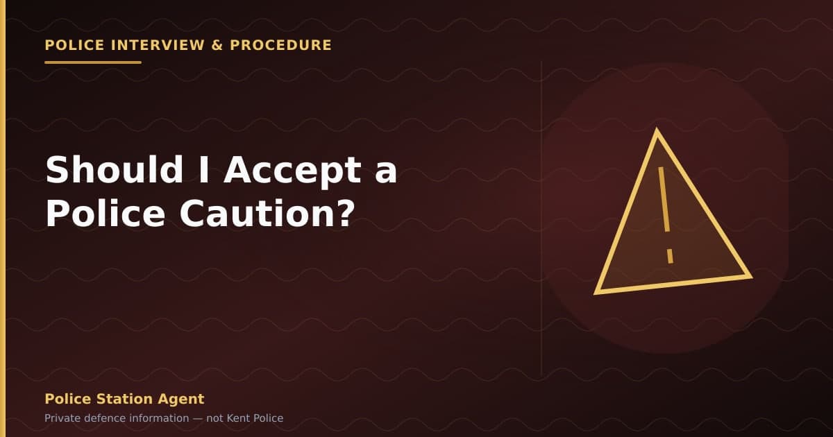 Should I Accept a Police Caution?