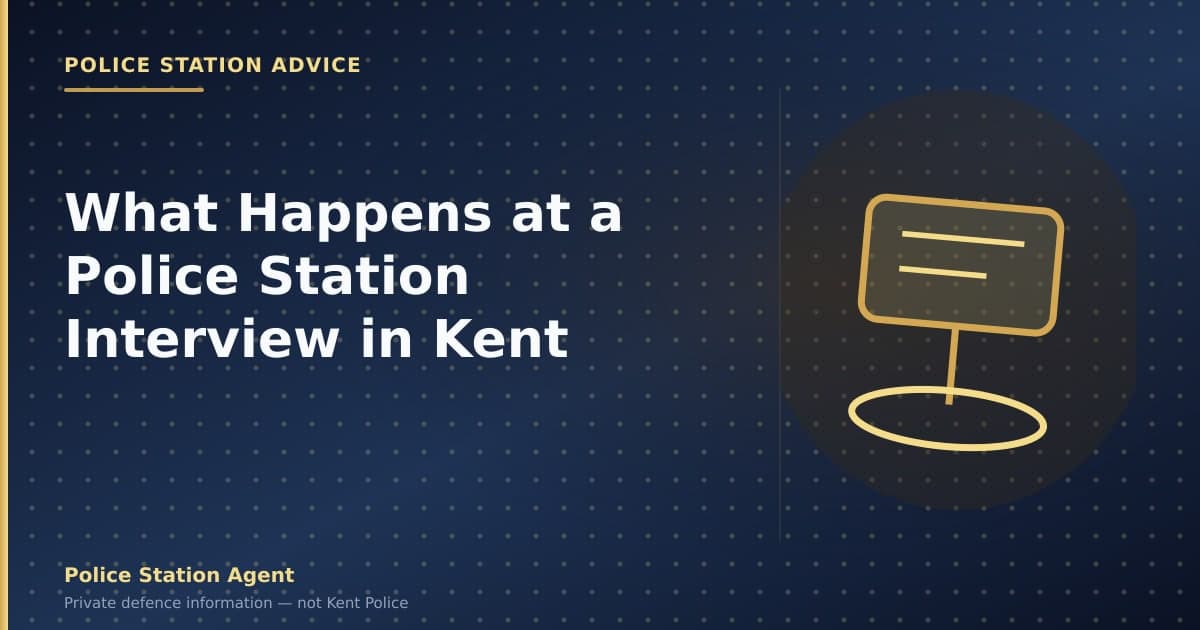 What Happens at a Police Station Interview in Kent