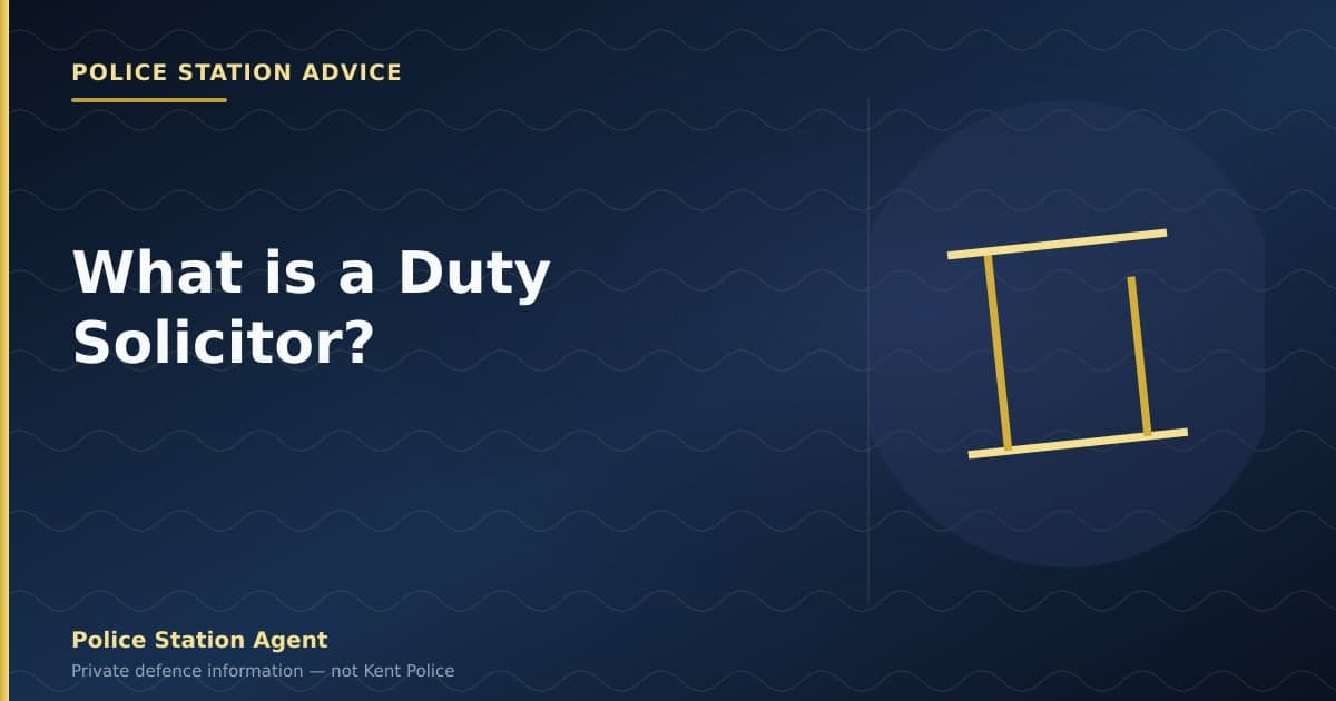 What is a Duty Solicitor?
