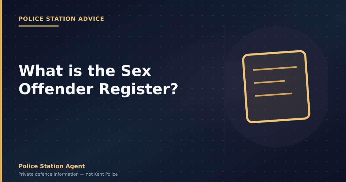What is the Sex Offender Register?
