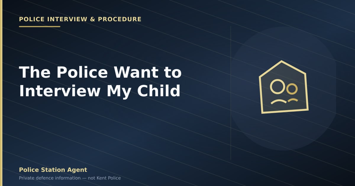 Police want to interview a child — appropriate adult and solicitor rights